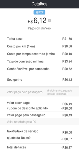 Recibo valores 99 POP 