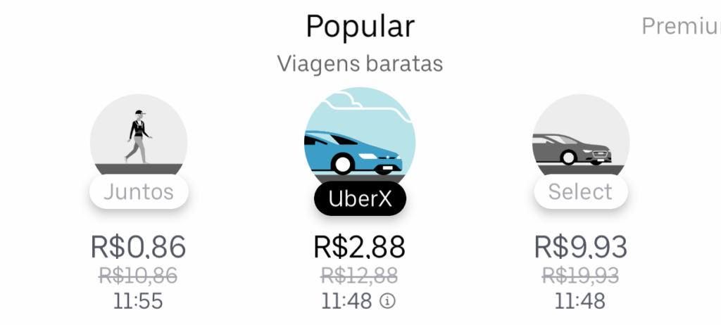 Viagem Uber