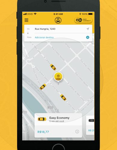 easy táxi aplicativo 