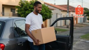 Entregador Shopee como entrar