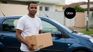 Uber Entregador como é